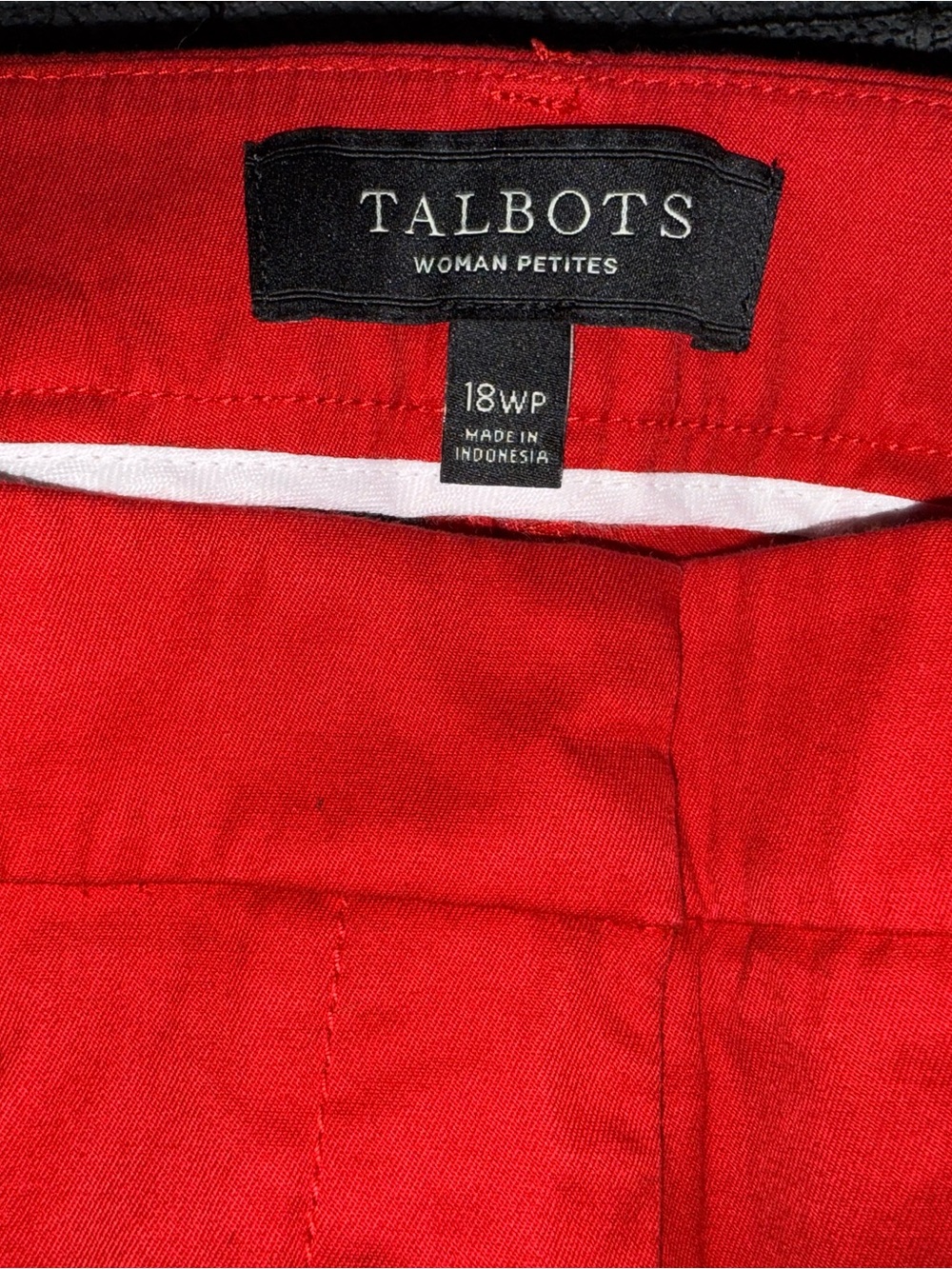 Talbots Bright Red Women's Petite Capri Pants